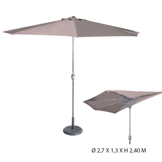 2.7m x 2.7m Rectangular Traditional Parasol