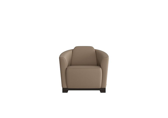 Nicoletti - Ketty Leather Accent Chair - Beige