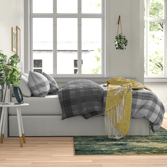 Nellie 100% Cotton Reversible Duvet Cover Set