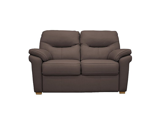 G Plan - Seattle 2 Seater Leather Sofa - Brown