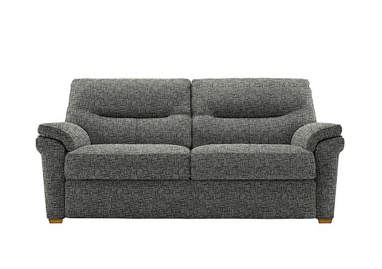 G Plan - Seattle 3 Seater Fabric Sofa - Grey