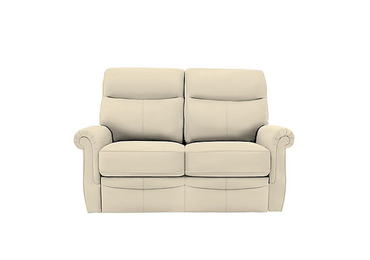 G Plan - Avon Small 2 Seater Leather Sofa - Cream
