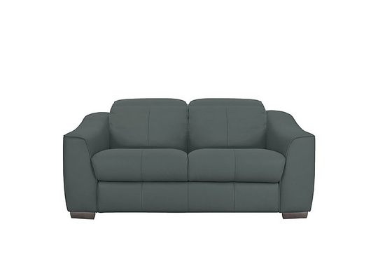 Xavier 2 Seater Leather Power Recliner Sofa with Power Headrests - Green- World of Leather