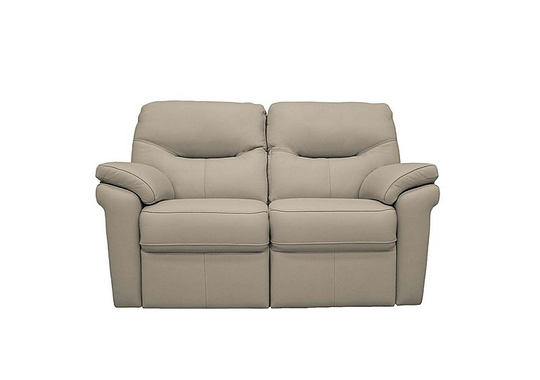 G Plan - Seattle 2 Seater Leather Power Recliner Sofa - Beige