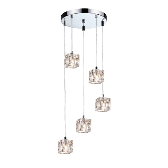 5 - Light Cluster Square / Rectangle Pendant