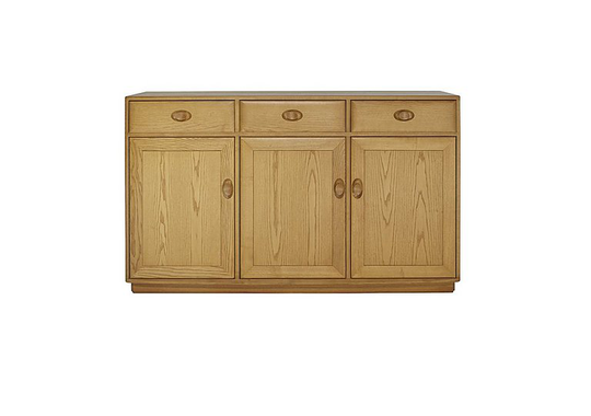 Ercol - Windsor 3 Door High Sideboard - Brown