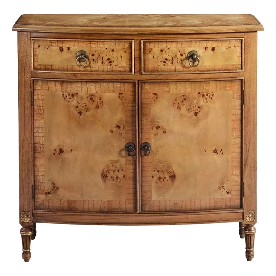 Lockett 85 Cm Wide 2 Drawer Walnut Solid Wood Sideboard