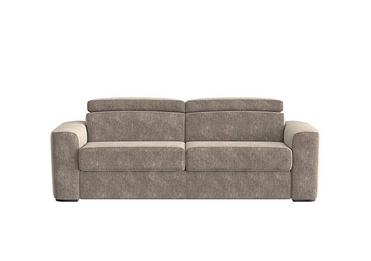 Infinity 3 Seater Fabric Sofa Bed - Mink- World of Leather