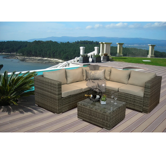 Hanney 4 Seater Rattan Sofa Set
