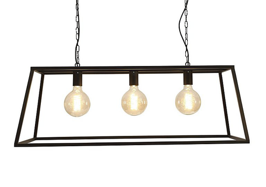 Culinary Concepts - Vienna Triple Trapeze Ceiling Light - Black