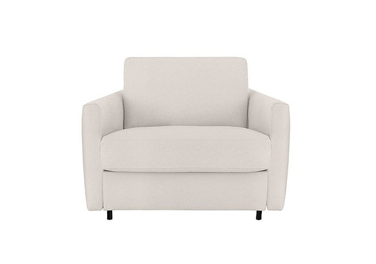 Nicoletti - Alcova Fabric Chair Sofa Bed with Slim Arms - Beige