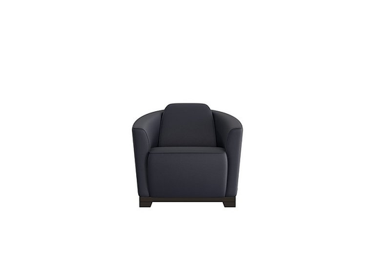 Nicoletti - Ketty Leather Accent Chair - Blue
