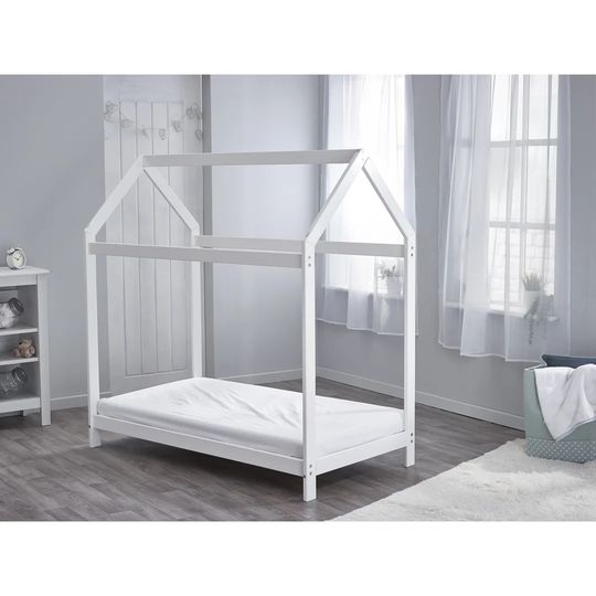 Sheila Cot (70 X 140Cm) Solid Wood House Bed and Mattress by Isabelle & Max