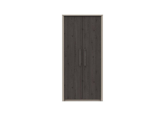 London Bedrooms - Paddington 2 Door Wardrobe - Black