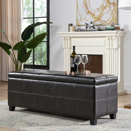 Bushrah Upholstered Storage Bench