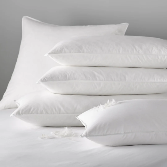 Milled Duck Feather Medium Support Pillow