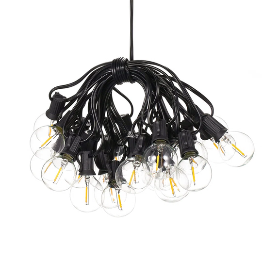 Anabiah 12M 28 - Bulb Festoon Lights String Light (End to End Connectable)