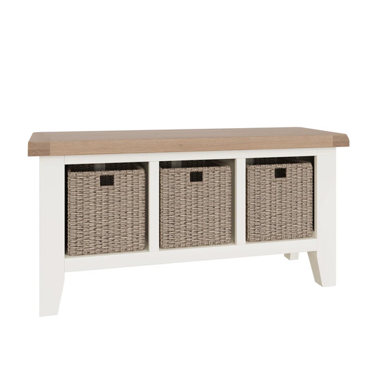 Lemuel Wood Storage Bench