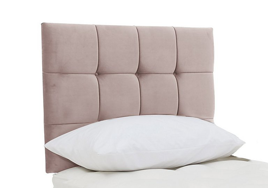 Millbrook - Hythe Strutted Headboard - Single - Purple