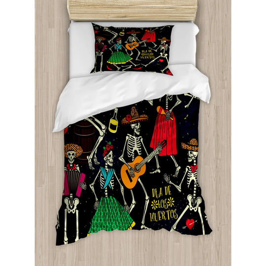 Soto Multicolor 100% Brushed Microfibre Duvet Cover Set