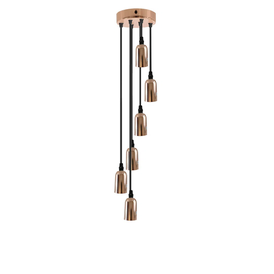 Juniperberry 6 - Light Cluster Bulb Pendant