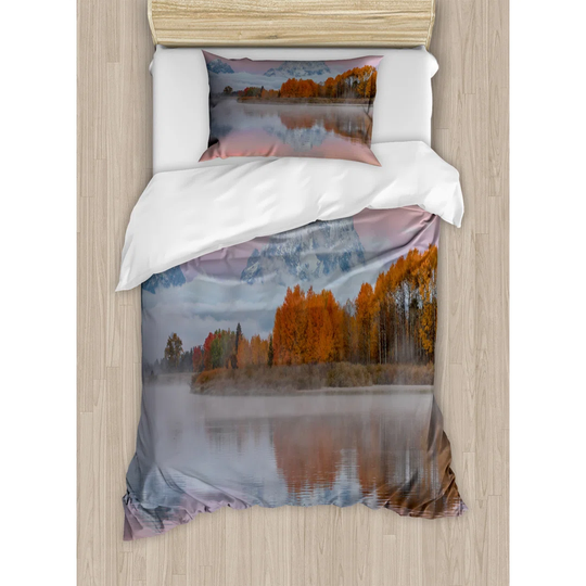 Adrianny 100% Polyester Duvet Cover Set