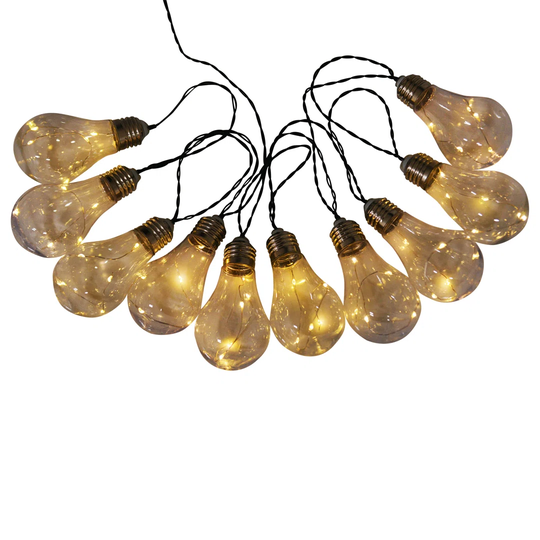 300Cm LED Solar Powered Light 10 - Bulb String Light