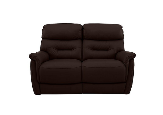 Chicago 2 Seater Leather Sofa - Brown- World of Leather