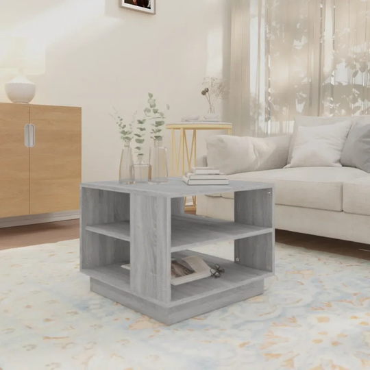 Ebern Designs Coffee Table Brown Oak 55X55x43 Cm Chipboard
