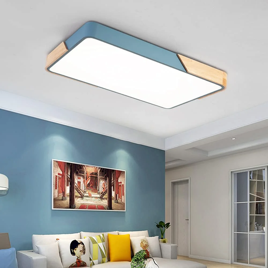 LED 72W Wood Ceiling Light