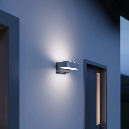 Smart LED Outdoor Wall Light L 810 C Anthracite No Sensor Up-/Downlight dimmable via App