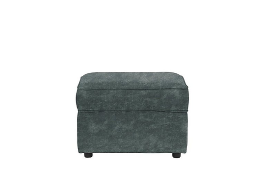 Legend Fabric Storage Footstool - Blue