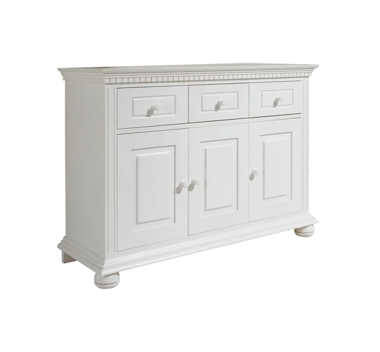 Coriandre 117 Cm Wide 3 Drawer Solid Wood Sideboard