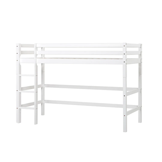 Basic Single Mid Sleeper Bed with Ladder