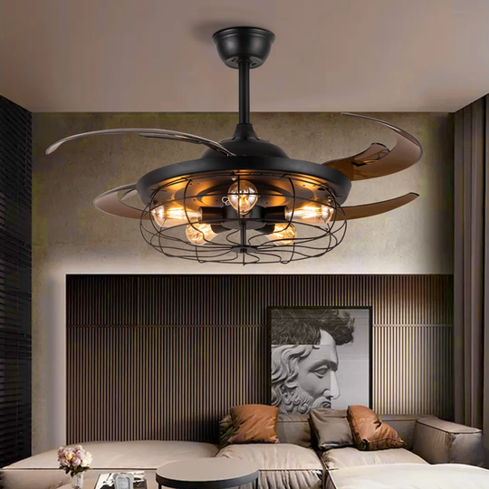 121.92Cm Altan 4 - Blade Ceiling Fan with Remote Control and Light Kit Included