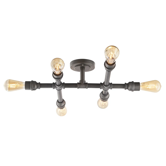 Lange 6-Light Semi Flush Light