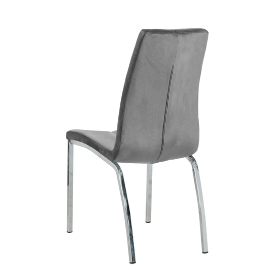 Knudsen Velvet Upholstered Side Chair