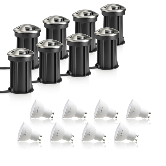 Black Metal Well Lights Pack