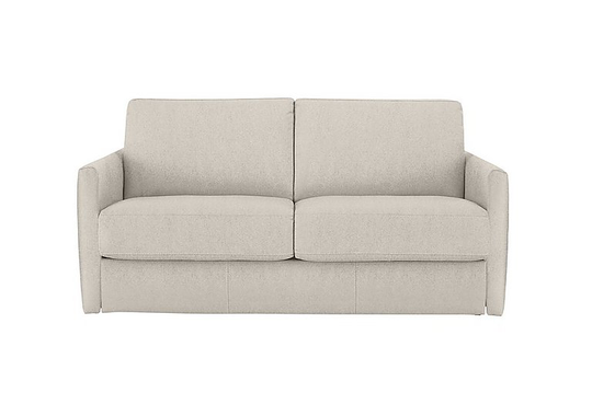 Nicoletti - Alcova 2 Seater Fabric Sofa with Slim Arms - Beige