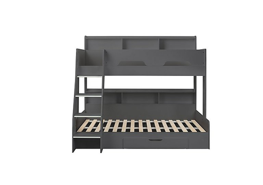 Knox Triple Bunk Bed - Grey