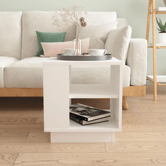 Ebern Designs Coffee Table Concrete Grey 40X40x43 Cm Engineered Wood