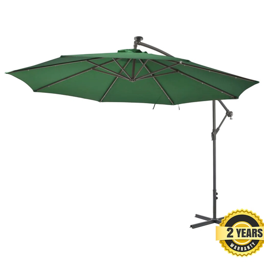 Casen 3.5m Cantilever parasol with Lights