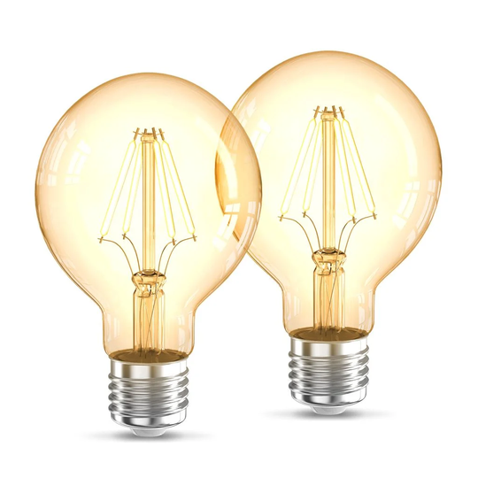 Susannah 4W E27 LED Vintage Edison GLS Light Bulb Amber