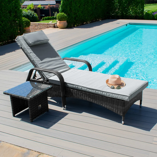 Schneider Rattan Sunlounger Set
