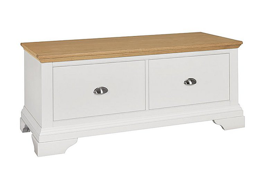 Furnitureland - Emily Blanket Box - Cream