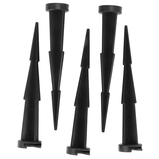 Brothwells Black Low Voltage Battery Powered Integrated LED Well Lights Pack