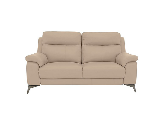 Missouri 2 Seater Leather Sofa - Grey- World of Leather