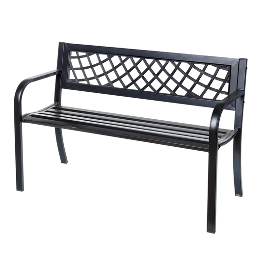 Udine Steel Traditional Bench