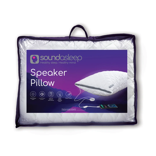 Soundasleep Speaker Pillow - Music Pillow with built in Speaker