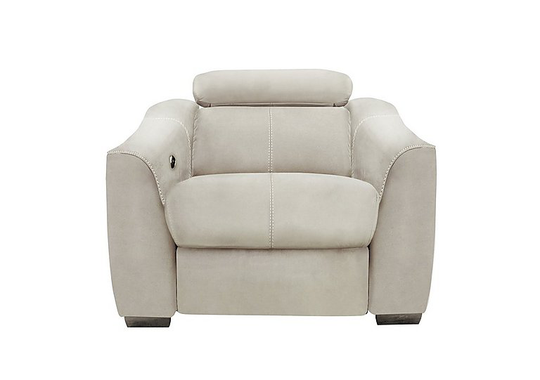 Elixir Fabric Power Recliner Armchair - Beige